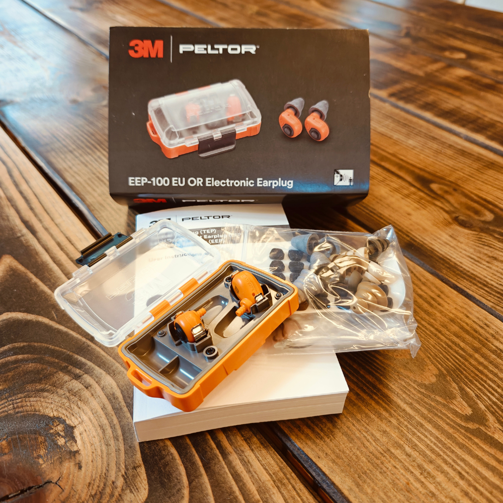 PELTOR elektronisk in-ear, EEP-100 EU genopladelige