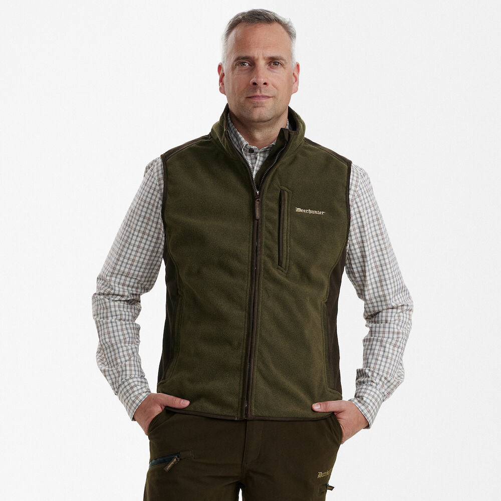 Gamekeeper Bonded Fleecevest - Graphite Green Melange