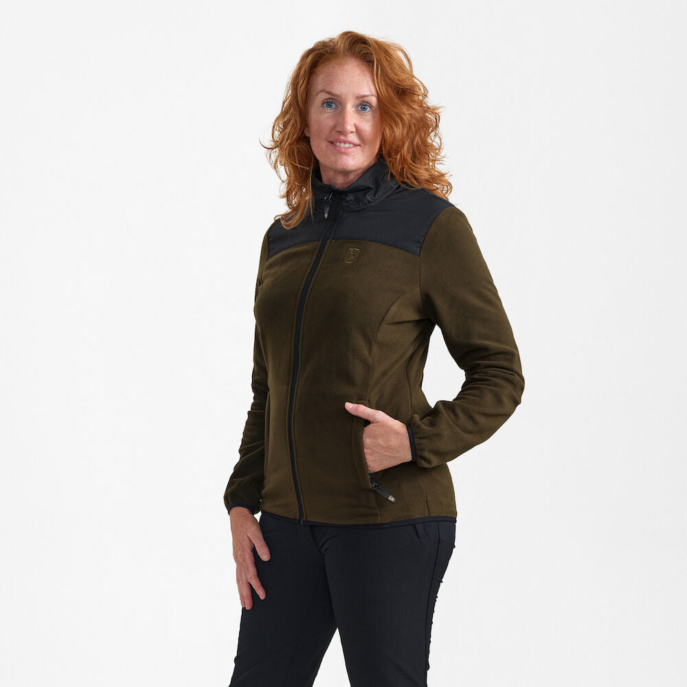 Deerhunter Lady Northward Fleece Jakke - Chestnut Brown