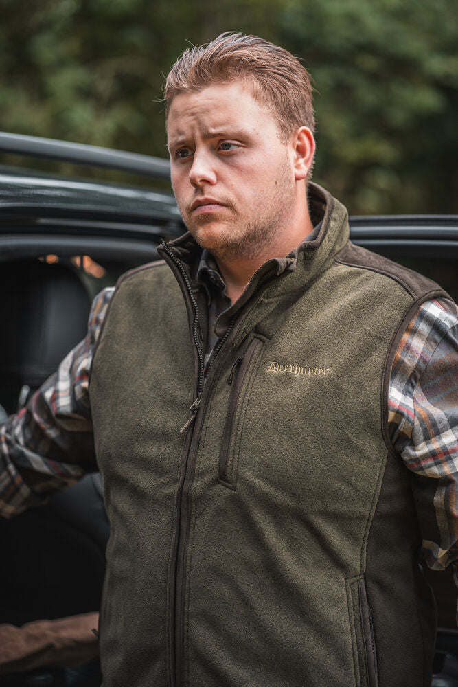 Gamekeeper Bonded Fleecevest - Graphite Green Melange