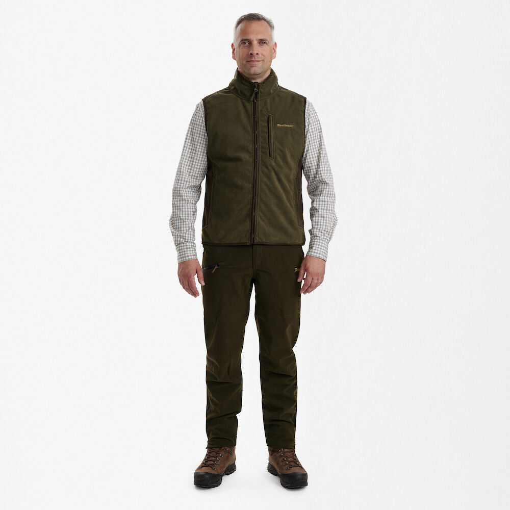 Gamekeeper Bonded Fleecevest - Graphite Green Melange