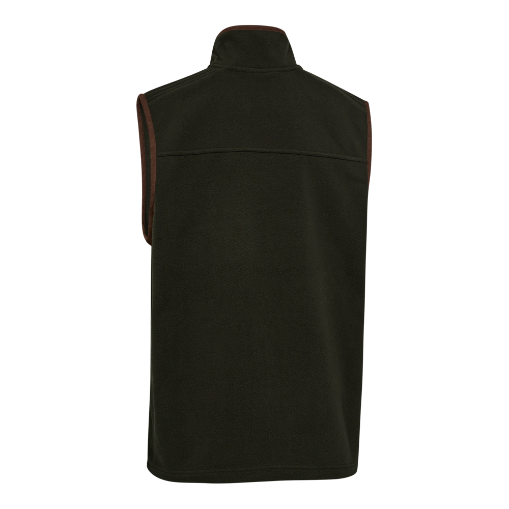 Cumbria Fleece Vest - Forest Ember